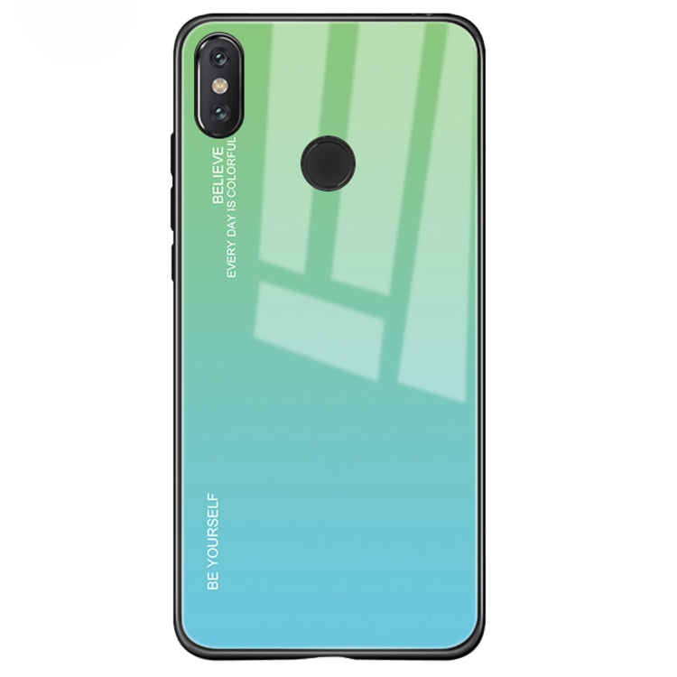 Gradient Color Glass Case, For Xiaomi Mi Mix, For Huawei Y7 (2019), For Huawei Enjoy 9s