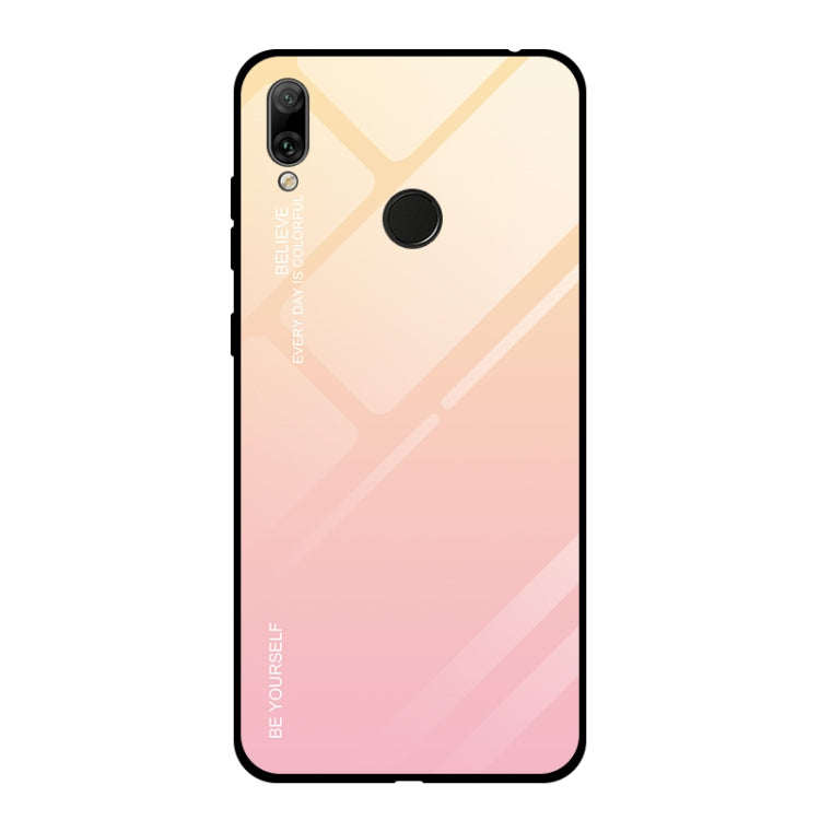 Gradient Color Glass Case, For Xiaomi Mi Mix, For Huawei Y7 (2019), For Huawei Enjoy 9s