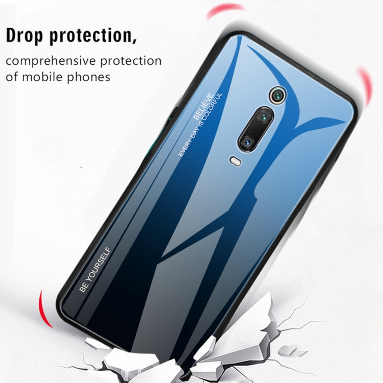 Gradient Color Glass Case, For Xiaomi Redmi K20, For Xiaomi Redmi Note 5 Pro, For Xiaomi Redmi Note 7