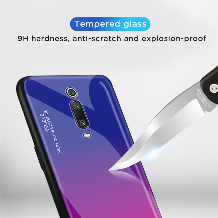 Gradient Color Glass Case, For Xiaomi Redmi K20, For Xiaomi Redmi Note 5 Pro, For Xiaomi Redmi Note 7