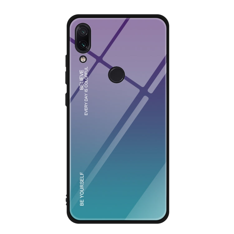 Gradient Color Glass Case, For Xiaomi Redmi K20, For Xiaomi Redmi Note 5 Pro, For Xiaomi Redmi Note 7