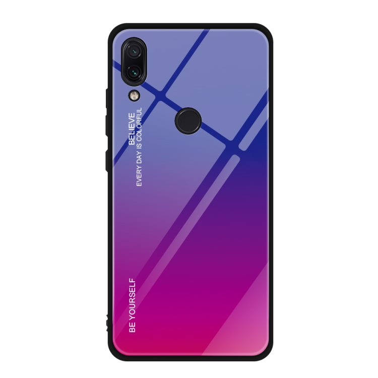 Gradient Color Glass Case, For Xiaomi Redmi K20, For Xiaomi Redmi Note 5 Pro, For Xiaomi Redmi Note 7