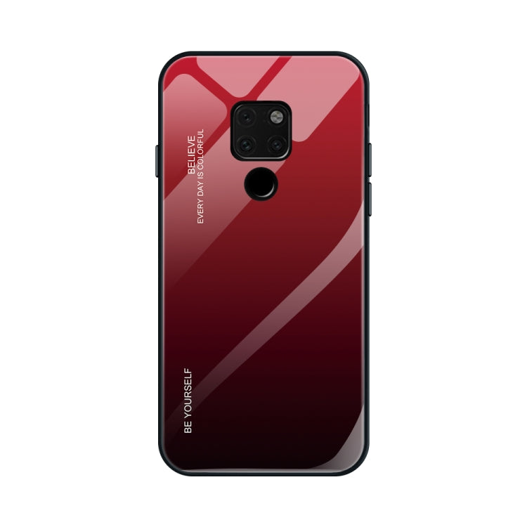 Gradient Color Glass Case, For Huawei Mate 20, For Huawei P30 Lite, For Huawei P30