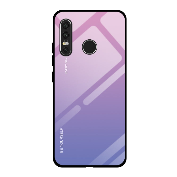 Gradient Color Glass Case, For Huawei Mate 20, For Huawei P30 Lite, For Huawei P30