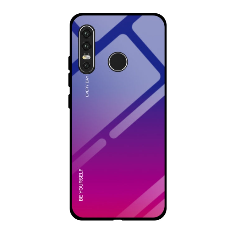 Gradient Color Glass Case, For Huawei Mate 20, For Huawei P30 Lite, For Huawei P30