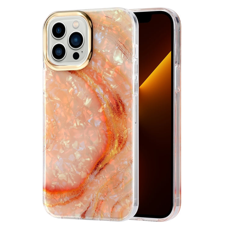 Electroplating Shell Texture Marble Phone Case, For iPhone 13, For iPhone 13 Pro, For iPhone 13 Pro Max