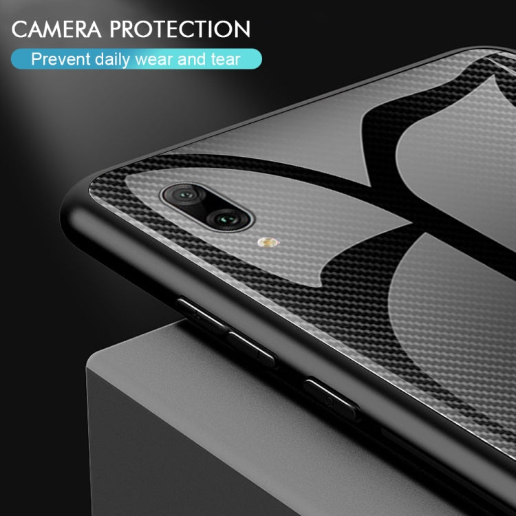 Texture Gradient Glass Protective Case, For Huawei Enjoy 9 Plus / Y9 2019, For Huawei Enjoy 9s, For Huawei Mate 20 Pro, For Huawei P20 Pro