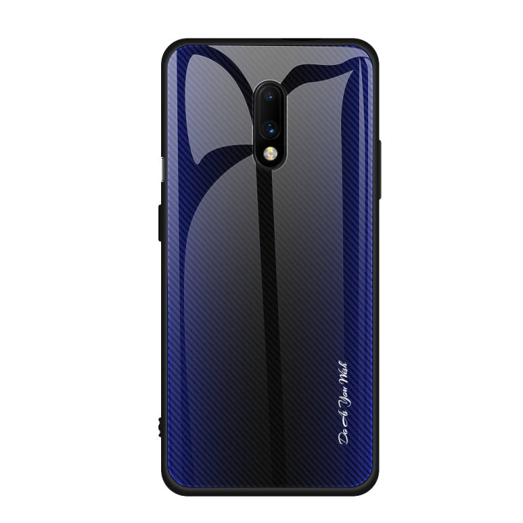 Texture Gradient Glass Protective Case, For Honor 9X, For OnePlus 7, For Huawei Mate 30 Pro, For Huawei P30 Pro