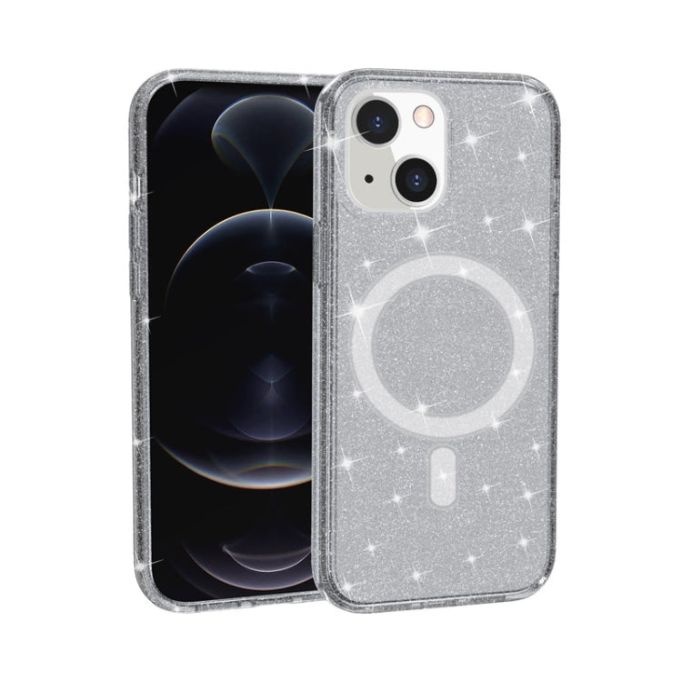 Terminator Style Glitter Powder MagSafe Magnetic Phone Case, For iPhone 13 Pro Max, For iPhone 13 Pro, For iPhone 13, For iPhone 13 mini