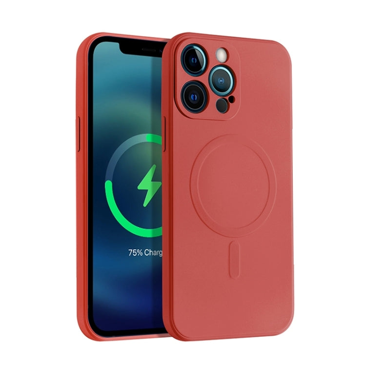 Liquid Silicone Full Coverage Magsafe Phone Case, For iPhone 12 mini, For iPhone 12, For iPhone 12 Pro