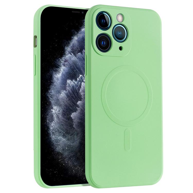 Liquid Silicone Full Coverage Magsafe Phone Case, For iPhone 12 Pro Max, For iPhone 11, For iPhone 11 Pro