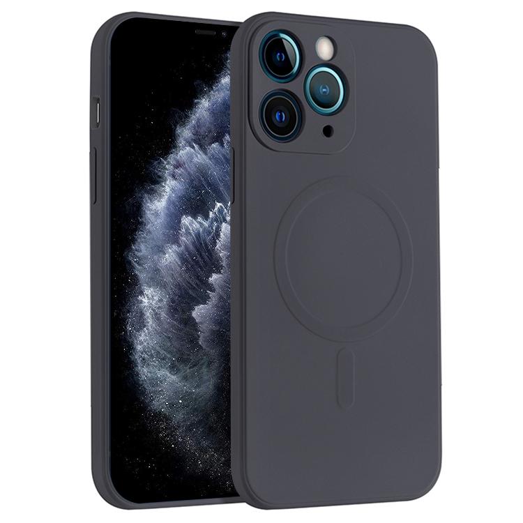 Liquid Silicone Full Coverage Magsafe Phone Case, For iPhone 12 Pro Max, For iPhone 11, For iPhone 11 Pro