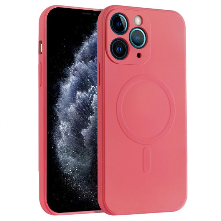 Liquid Silicone Full Coverage Magsafe Phone Case, For iPhone 11 Pro Max