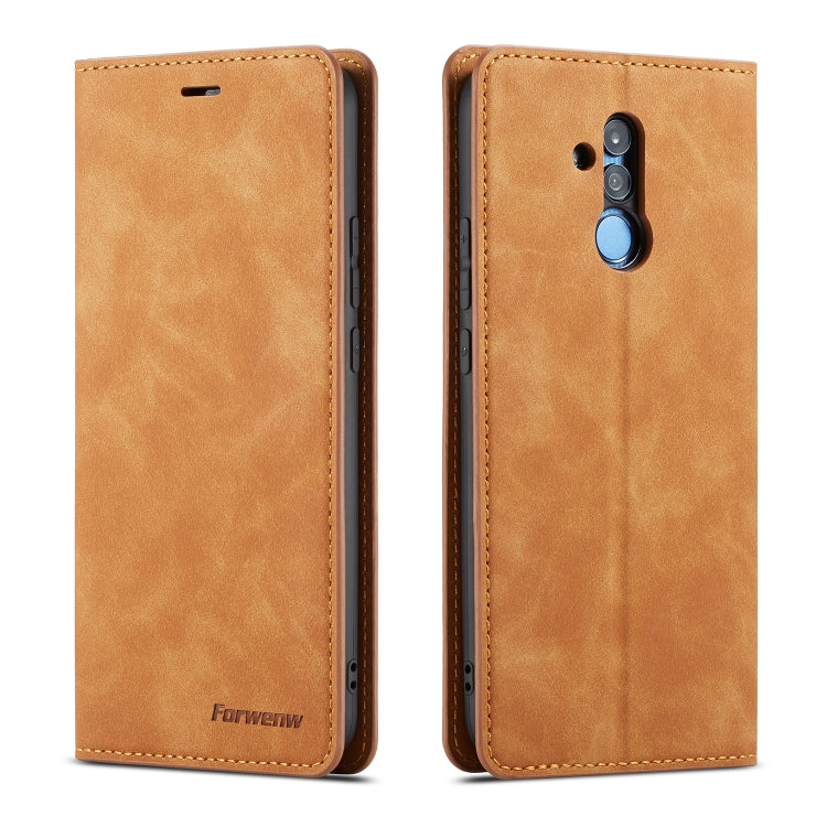 Forwenw Dream Series Oil Edge Strong Magnetism Horizontal Flip Leather Case with Holder & Card Slots & Wallet & Photo Frame, For Huawei P Smart+ (2019), For Huawei Mate 20, For Huawei Mate 20 Pro, For Huawei Mate 20 Lite, For Huawei P20                ...