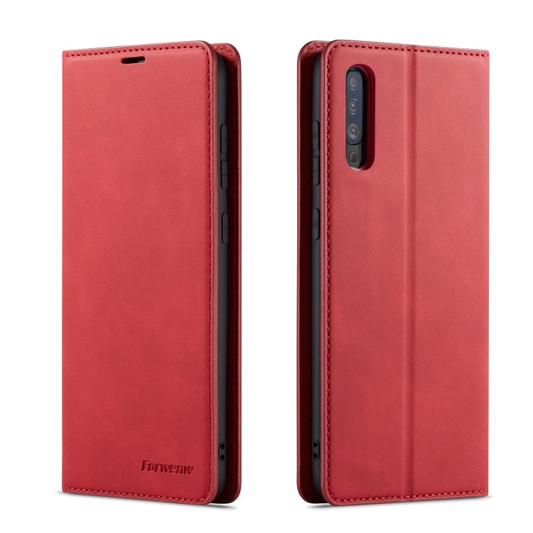 Forwenw Dream Series Oil Edge Strong Magnetism Horizontal Flip Leather Case with Holder & Card Slots & Wallet & Photo Frame, For Galaxy A40, For Galaxy A60, For Galaxy A20e, For Galaxy A50, For Galaxy A70, For Galaxy A80 / A90