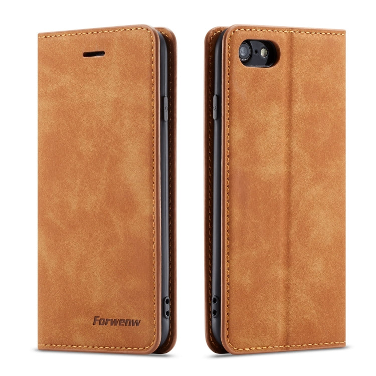 Forwenw Dream Series Oil Edge Strong Magnetism Horizontal Flip Leather Case with Holder & Card Slots & Wallet & Photo Frame, For iPhone SE 2022 / SE 2020 / 8 / 7, For iPhone 8 Plus / 7 Plus, For iPhone 11, For iPhone 11 Pro, For iPhone 11 Pro Max      ...
