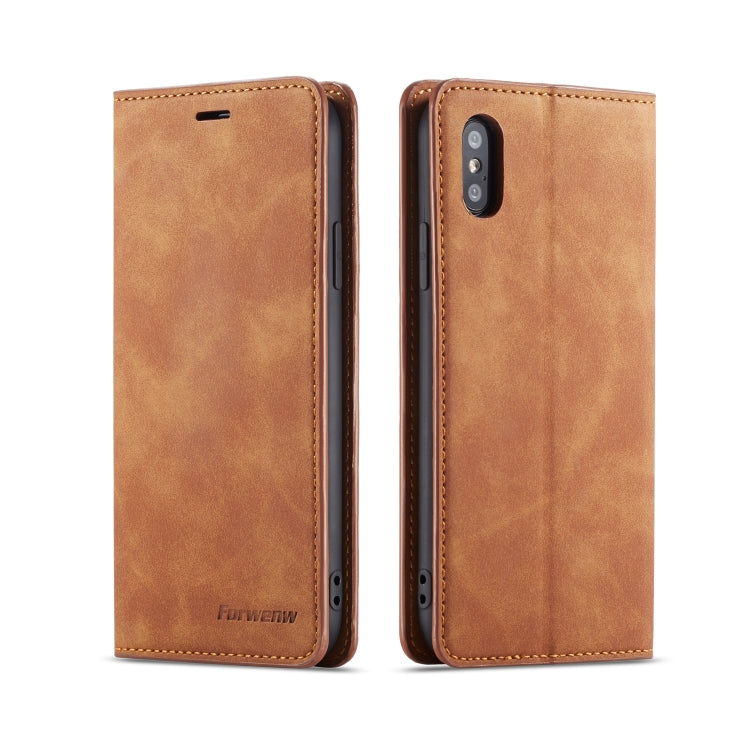 Forwenw Dream Series Oil Edge Strong Magnetism Horizontal Flip Leather Case with Holder & Card Slots & Wallet & Photo Frame, For iPhone XS Max, For iPhone XS / X, For Xiaomi Redmi Note 7, For Xiaomi Redmi Note 7 Pro, For Xiaomi Redmi Note 8 Pro        ...