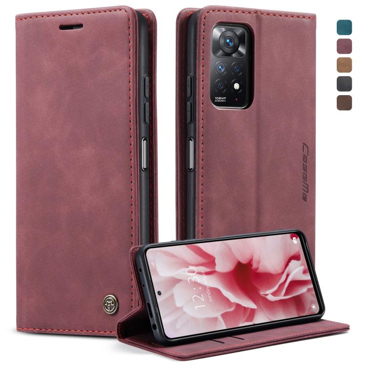 CaseMe 013 Multifunctional Horizontal Flip Leather Phone Case, For Samsung Galaxy S22+, For Xiaomi Redmi Note 11 Pro Global/Redmi Note 11 Pro 5G Global