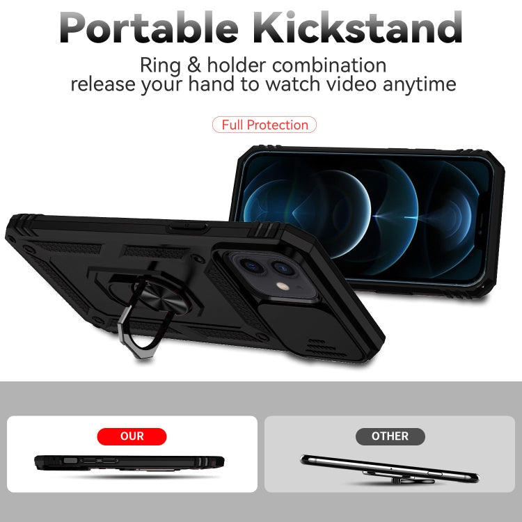 Sliding Camshield Holder Phone Case, For iPhone 12 / 12 Pro, For iPhone 12 Pro Max, For iPhone 11