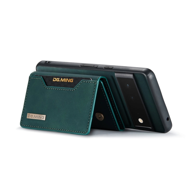 DG.MING M2 Series 3-Fold Multi Card Bag + Magnetic Back Cover Case, For Google Pixel 6 Pro