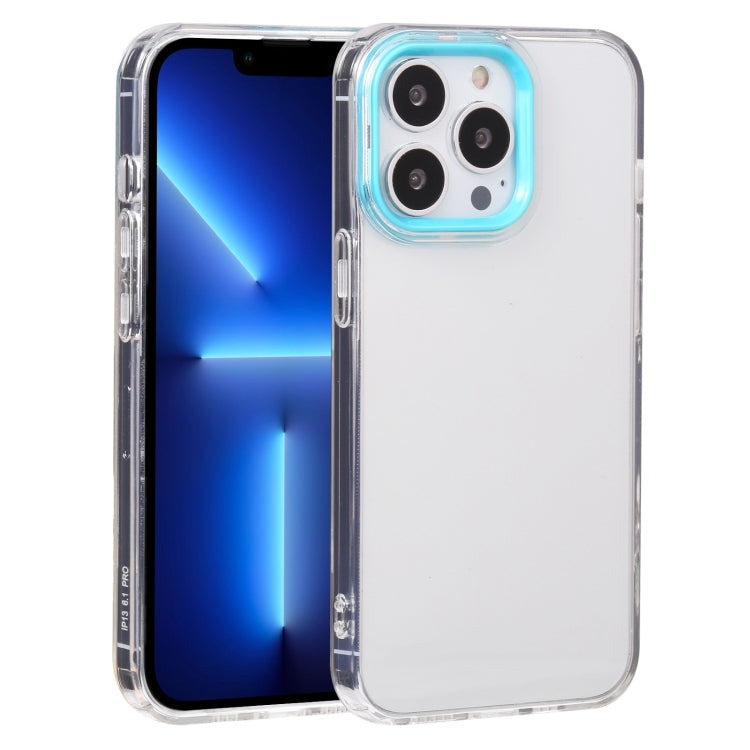 Macaron Lens Frame Transparent TPU Phone Case, For iPhone 13, For iPhone 13 Pro, For iPhone 13 Pro Max