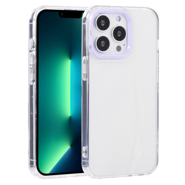 Macaron Lens Frame Transparent TPU Phone Case, For iPhone 13, For iPhone 13 Pro, For iPhone 13 Pro Max