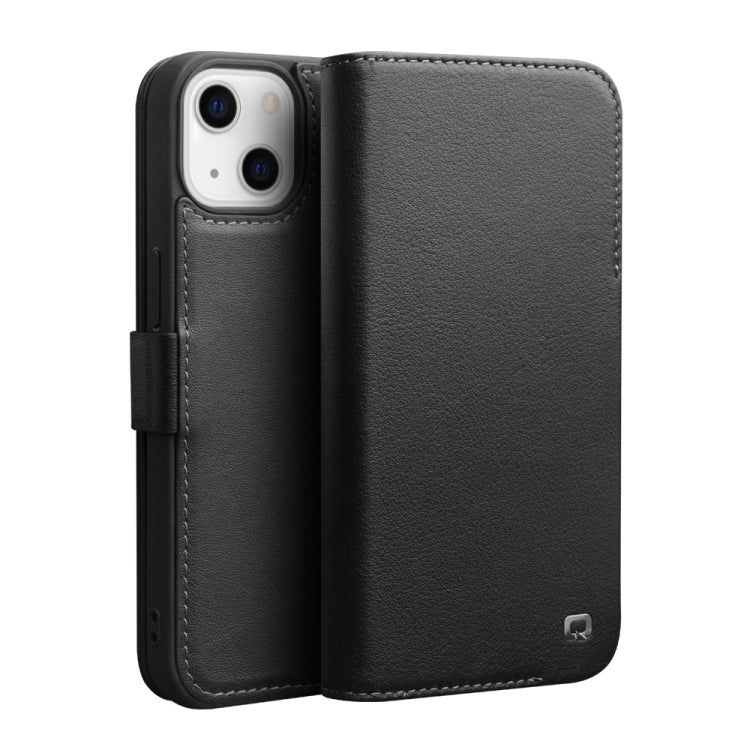QIALINO Magnetic Buckle Leather Phone Case, For iPhone 13 mini, For iPhone 13 Pro
