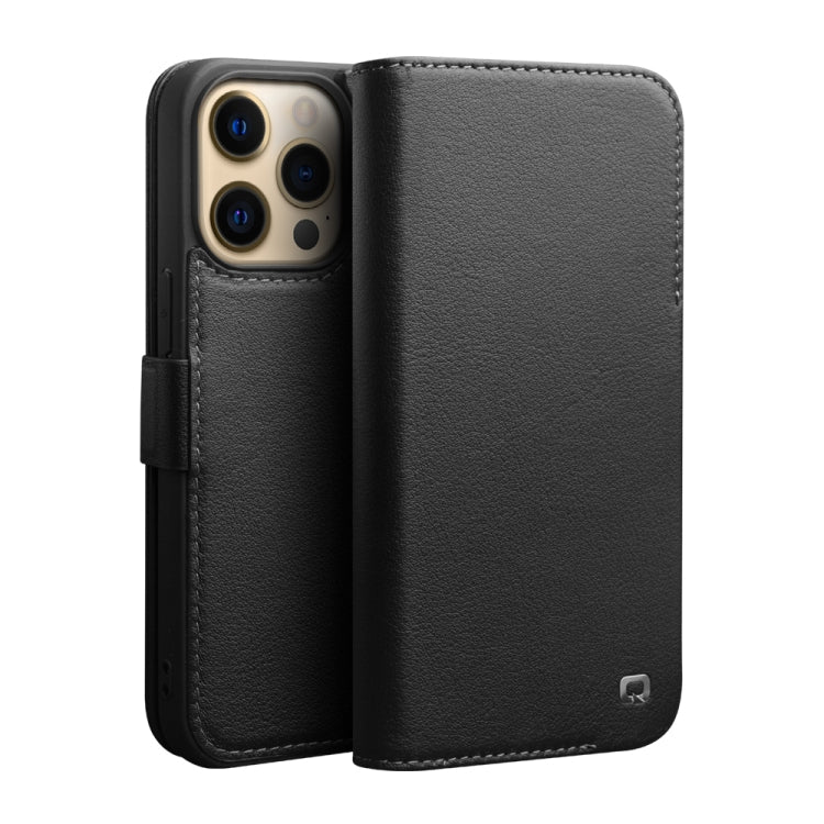 QIALINO Magnetic Buckle Leather Phone Case, For iPhone 13 mini, For iPhone 13 Pro