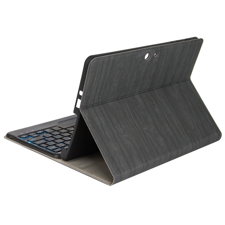 SFGOS Tri-color Backlit Tree Texture Bluetooth Keyboard Leather Case, SFGOS Black + Black, SFGOS Black + White