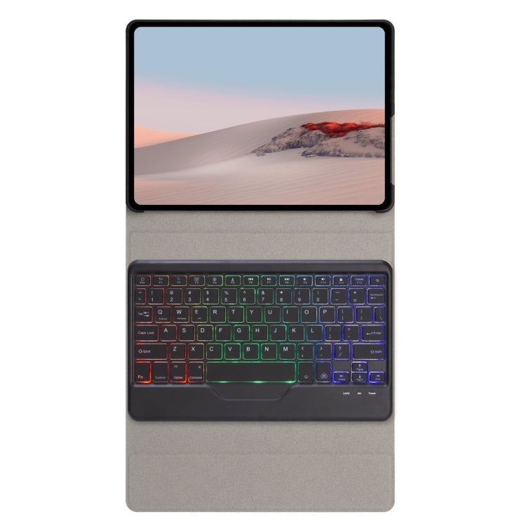 SFGOS Tri-color Backlit Tree Texture Bluetooth Keyboard Leather Case, SFGOS Black + Black, SFGOS Black + White