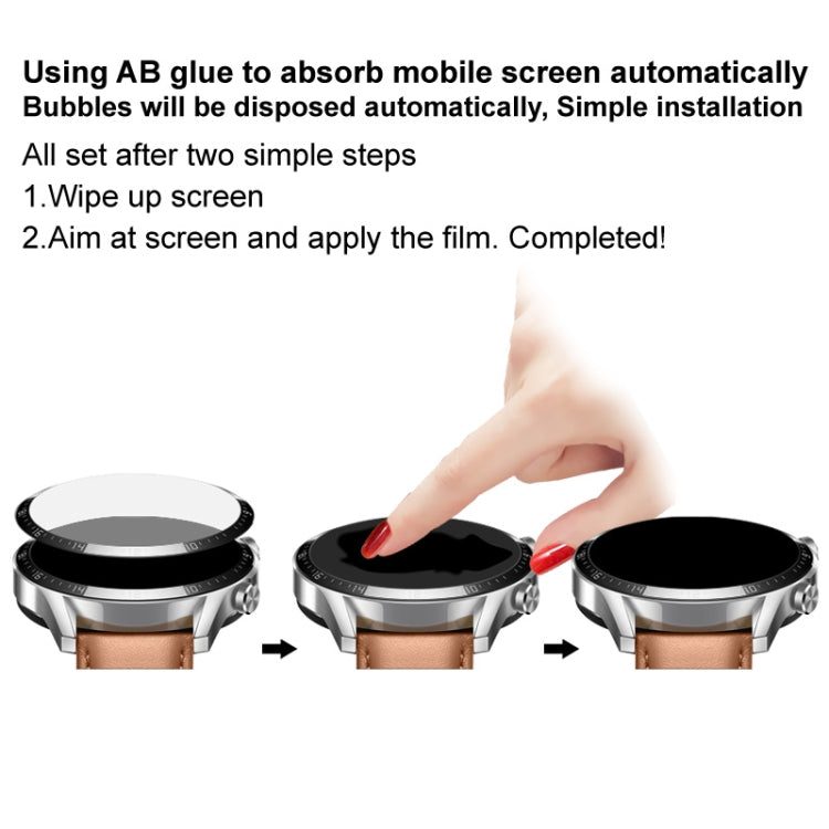 imak Plexiglass HD Watch Protective Film, For Huawei Watch GT Runner 46mm