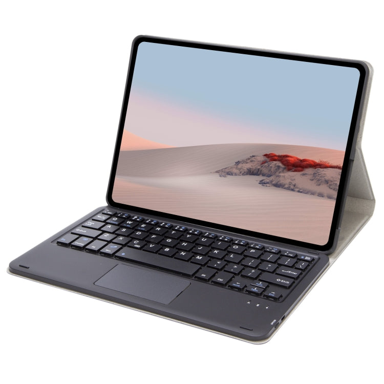 SFGO-A Tree Texture Bluetooth Keyboard Leather Case with Touchpad, SFGO-A