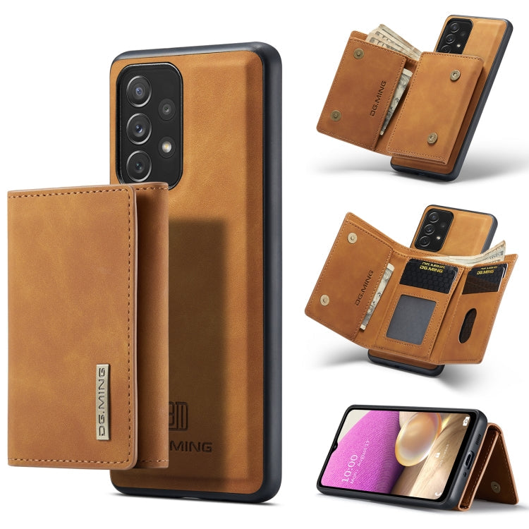 DG.MING M1 Series 3-Fold Multi Card Wallet + Magnetic Phone Case, For Samsung Galaxy A33 5G, For Samsung Galaxy A53 5G, For Samsung Galaxy A73 5G