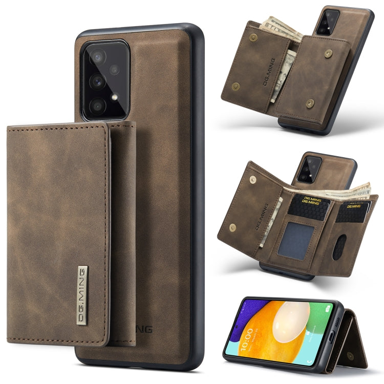 DG.MING M1 Series 3-Fold Multi Card Wallet + Magnetic Phone Case, For Samsung Galaxy A33 5G, For Samsung Galaxy A53 5G, For Samsung Galaxy A73 5G