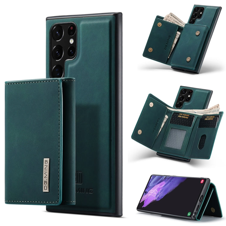 DG.MING M1 Series 3-Fold Multi Card Wallet + Magnetic Phone Case, For Samsung Galaxy S22 5G, For Samsung Galaxy S22+ 5G, For Samsung Galaxy S22 Ultra 5G