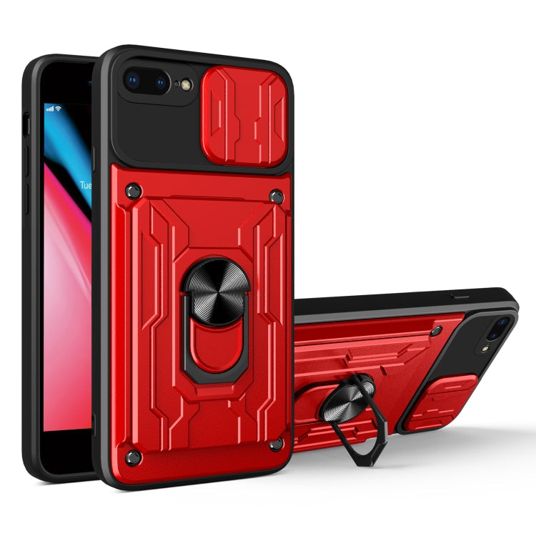 Sliding Camshield Card Phone Case, For iPhone 7 / 8 / SE 2022 / SE 2020, For iPhone 7 Plus / 8 Plus