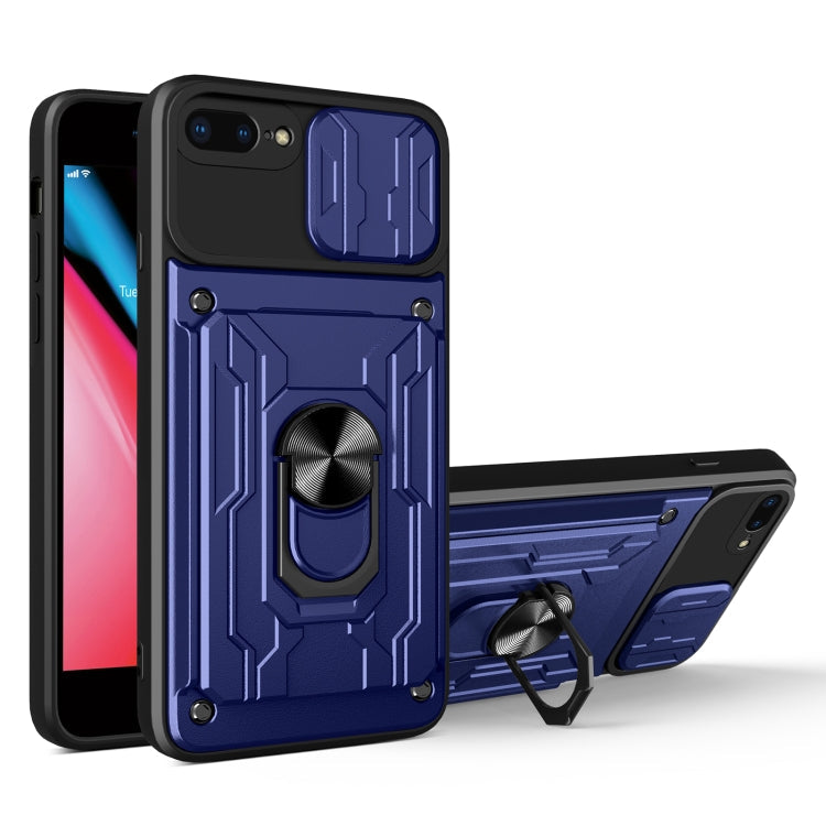 Sliding Camshield Card Phone Case, For iPhone 7 / 8 / SE 2022 / SE 2020, For iPhone 7 Plus / 8 Plus