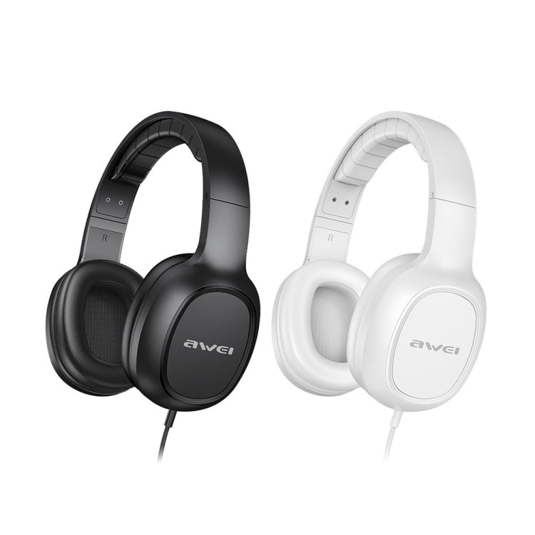 awei GM-6 3.5mm Stereo Wired Headset, GM-6(Black)