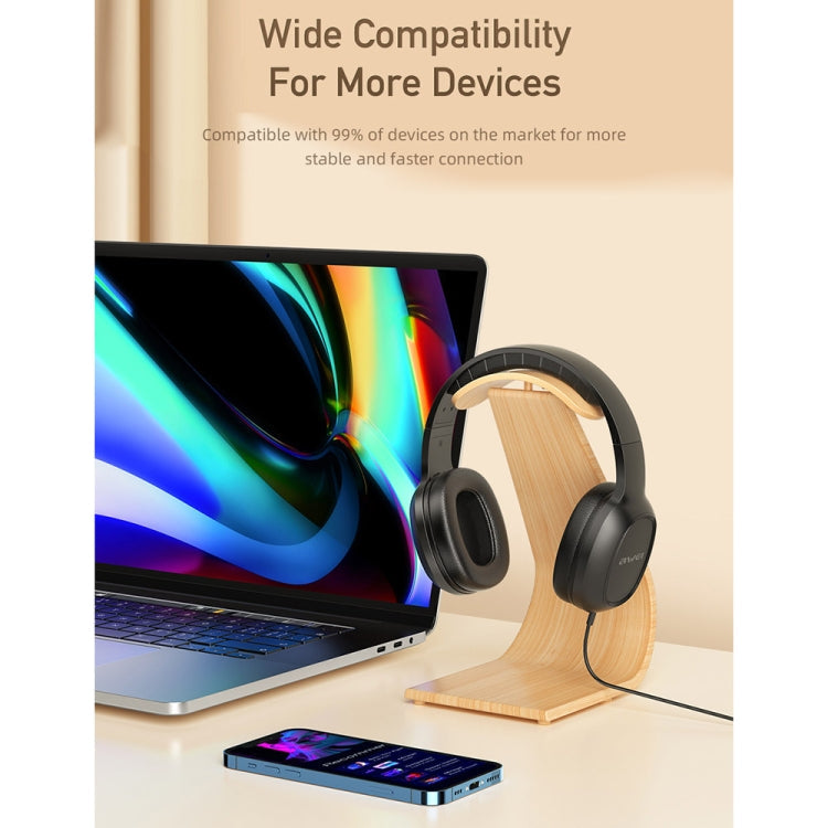 awei GM-6 3.5mm Stereo Wired Headset, GM-6(Black)