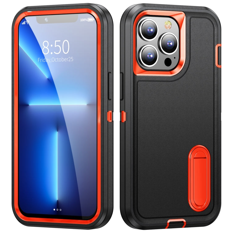 3 in 1 Rugged Holder Phone Case, For iPhone 12 Pro Max, For iPhone 11, For iPhone 11 Pro