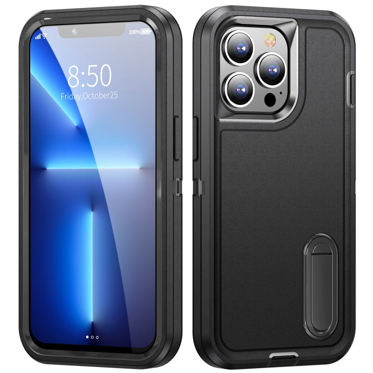 3 in 1 Rugged Holder Phone Case, For iPhone 12 Pro Max, For iPhone 11, For iPhone 11 Pro