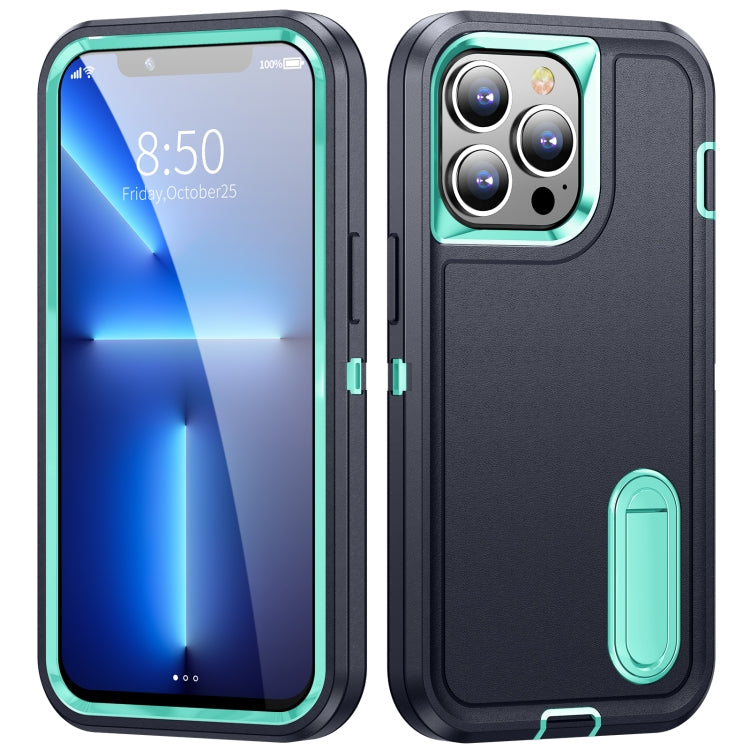 3 in 1 Rugged Holder Phone Case, For iPhone 11 Pro Max