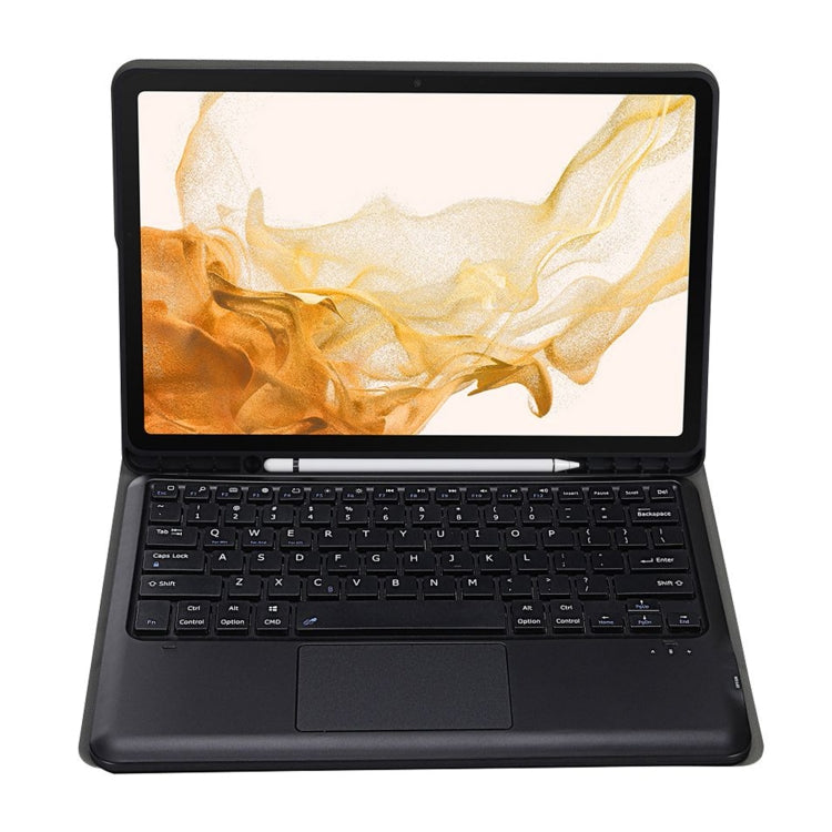 A800B-A Split Bluetooth Keyboard Leather Case with Holder & Pen Slot & Touchpad, A800B-A