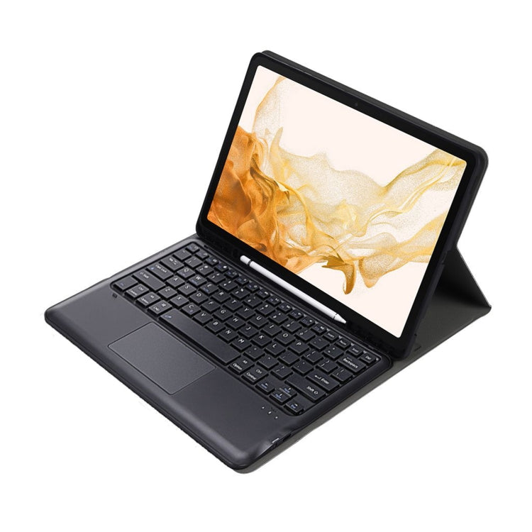 A800B-A Split Bluetooth Keyboard Leather Case with Holder & Pen Slot & Touchpad, A800B-A