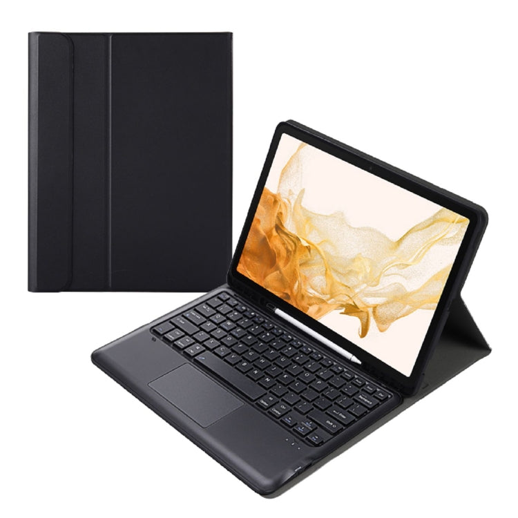 A800B-A Split Bluetooth Keyboard Leather Case with Holder & Pen Slot & Touchpad, A800B-A
