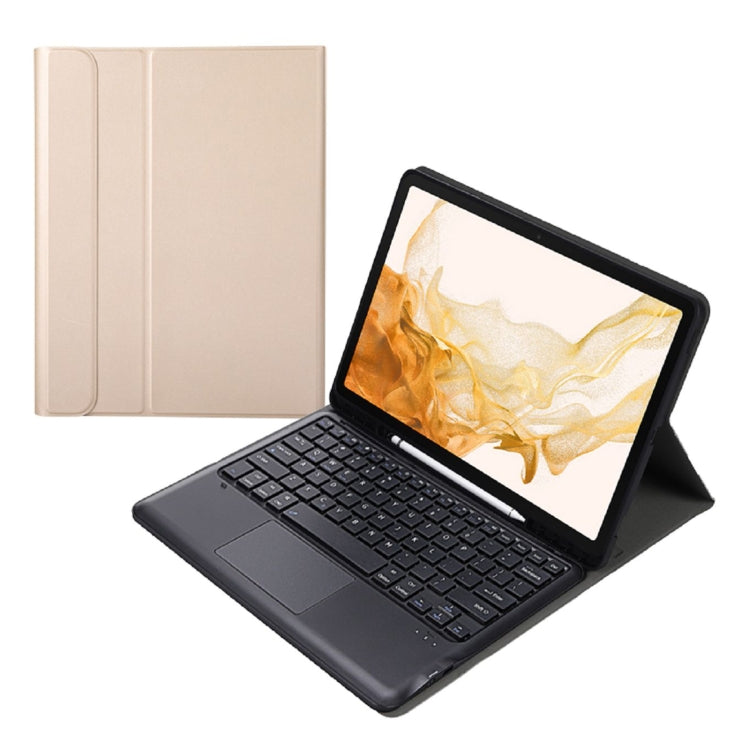 A800B-A Split Bluetooth Keyboard Leather Case with Holder & Pen Slot & Touchpad, A800B-A