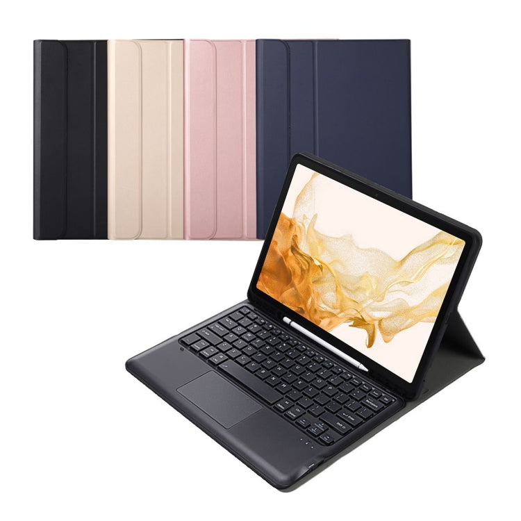 A800B-A Split Bluetooth Keyboard Leather Case with Holder & Pen Slot & Touchpad, A800B-A