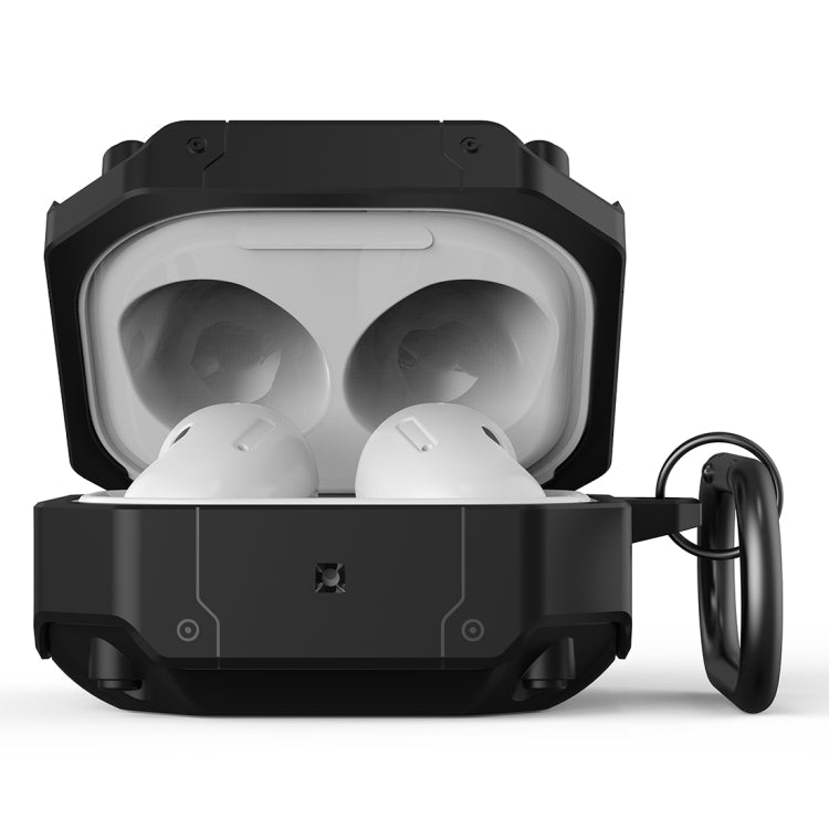 Mecha Hardware Earphone Protective Case with Hook, For Samsung Galaxy Buds 2 / Buds Pro / Buds Live / Buds 2 Pro, For AirPods 3, For AirPods 2 / 1