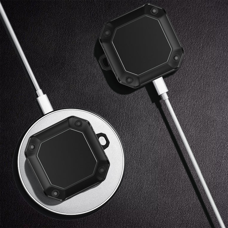 Mecha Hardware Earphone Protective Case with Hook, For Samsung Galaxy Buds 2 / Buds Pro / Buds Live / Buds 2 Pro, For AirPods 3, For AirPods 2 / 1