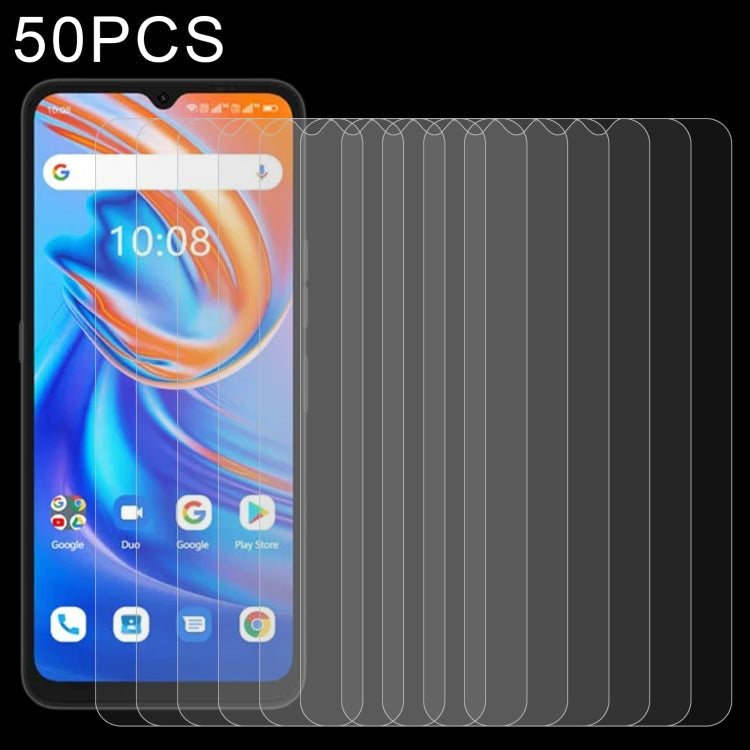 50 PCS 0.26mm 9H 2.5D Tempered Glass Film, For Meizu Meilan 10 (50 PCS), For Umidigi A13 / A13S(50 PCS), For Ulefone Armor X10 Pro(50 PCS), For Ulefone Note 10P(50 PCS), For Ulefone Power Armor 14 Pro(50 PCS), For Cubot P50(50 PCS)